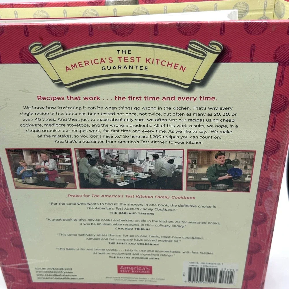 The America's Test Kitchen Family‎ Cookbook Book